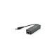 Концентратор Voltronic USB 3.0 to 3xUSB + Ethernet black (YT-3H3+1)