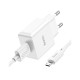 Зарядний пристрій HOCO C106A Leisure USB + cable USB to Micro 5P 10.5W White (6931474783905)