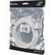 Кабель мультимедійний HDMI to HDMI 2.0m 2.0 white Sandberg (308-98)