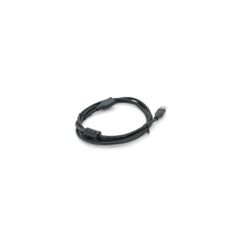 Дата кабель USB 2.0 AM/AF 1.0m black VEGGIEG (YT-AM/AF-V-U105)