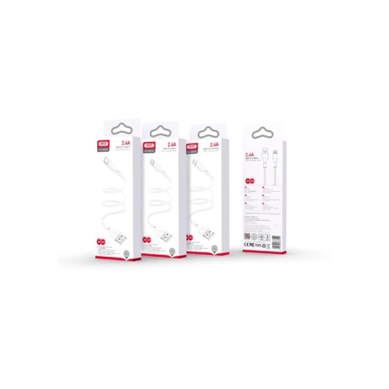 Дата кабель USB 2.0 AM to Lightning NB230-AI white XO (NB230-AI.white)