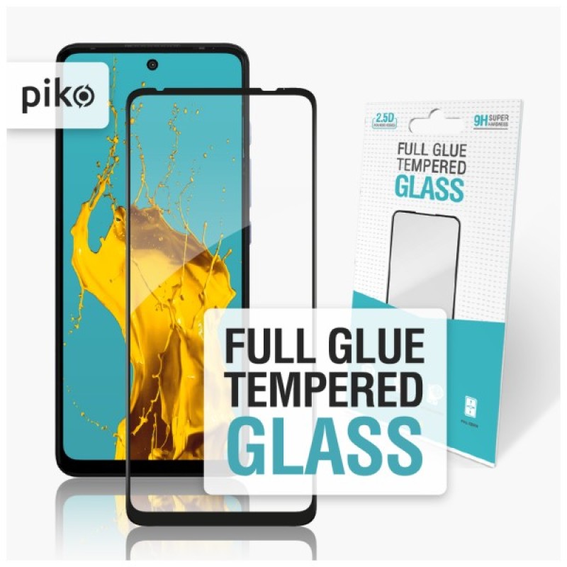 Скло захисне Piko Full Glue MOTO G60 Black (1283126521140)
