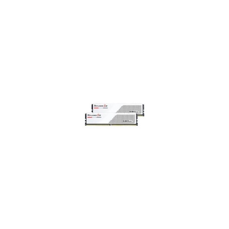 Модуль пам'яті для комп'ютера DDR5 32GB (2x16GB) 6400 MHz Ripjaws S5 Matte White G.Skill (F5-6400J3648F16GX2-RS5W)
