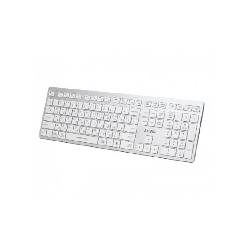 Клавіатура A4Tech FBX50C USB/Bluetooth White (FBX50C White)