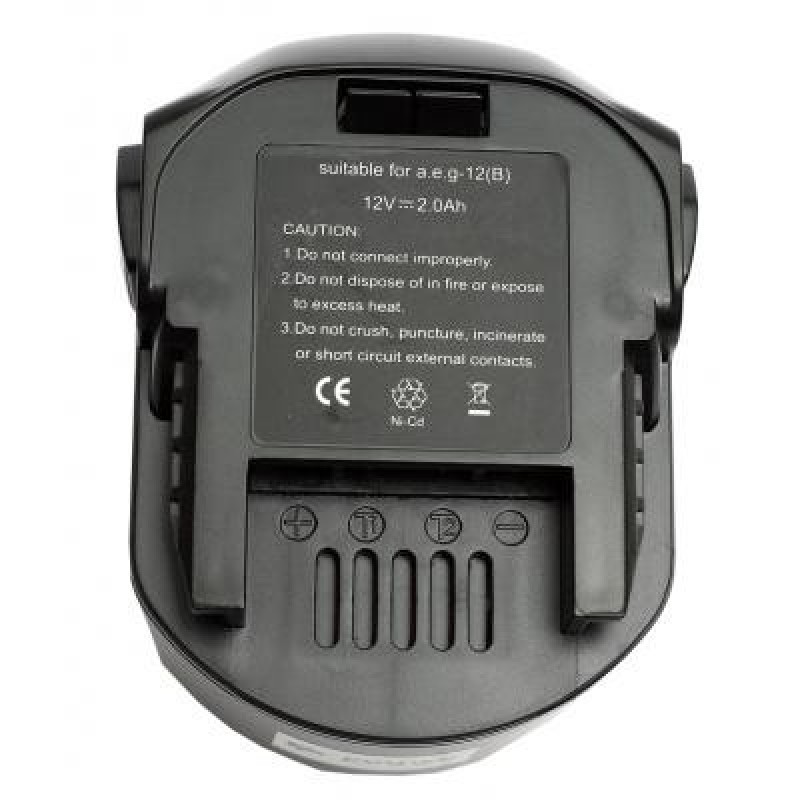 Акумулятор до електроінструменту PowerPlant для AEG GD-AEG-12(B) 12V 2Ah NICD (B1214G) (DV00PT0024)