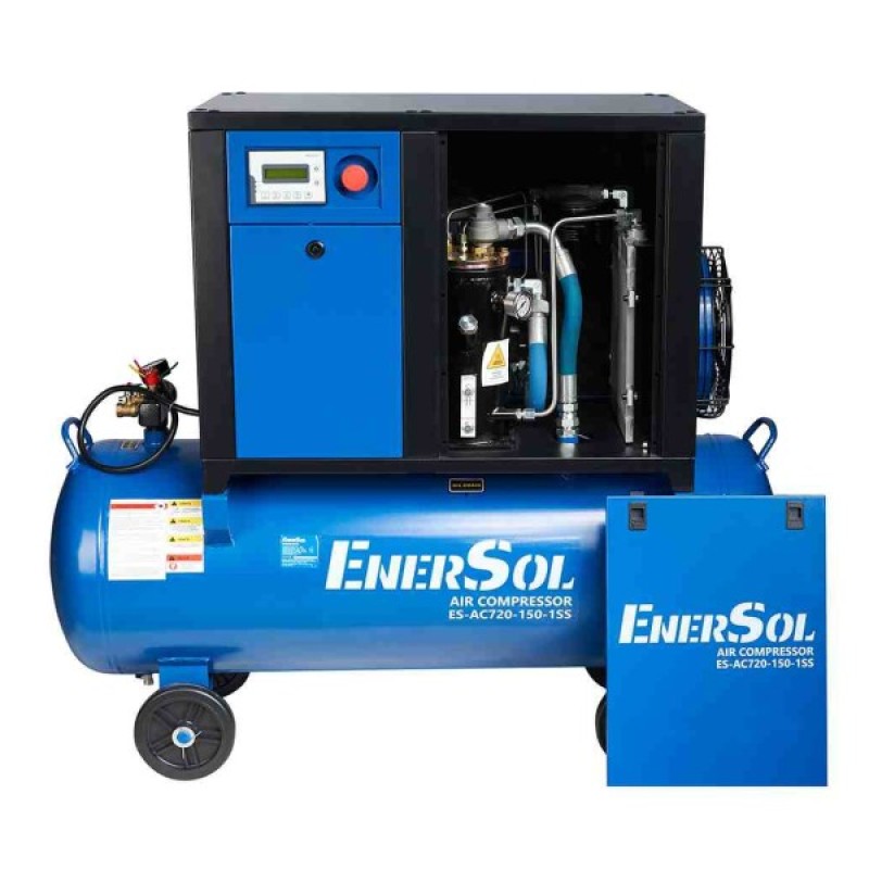 Компресор Enersol гвинтовий ES-AC720-150-1SS, 720 л/хв, 4 кВт, 127.0 кг (ES-AC720-150-1SS)