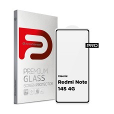 Скло захисне Armorstandart Pro Xiaomi Redmi Note 14S 4G Black (ARM82035)