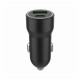 Зарядний пристрій Gembird 1xUSB-A (18W QC3.0) + 1xUSB-C (20W PD) black (TA-UC-A2PDQC20-CAR-01)