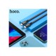 Дата кабель USB-C to USB-C 1.0m 60W nylon X14 black HOCO (6931474752215)