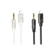 Кабель мультимедійний Lightning to 3.5mm M 1.0m BL22 black BOROFONE (6941991117749)