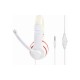 Навушники Gembird MHS-03 White/Red (MHS-03-WTRD)