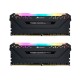 Модуль пам'яті для комп'ютера DDR4 32GB (2x16GB) 3200 MHz Vengeance RGB Pro Corsair (CMW32GX4M2E3200C16W)