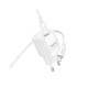 Зарядний пристрій HOCO C146A Charm USB-C PD20W + cable USB-C to Lightning White (6942007630252)