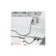 Дата кабель USB-C to USB-C portlink-c3.black Promate (portlink-c3.black)