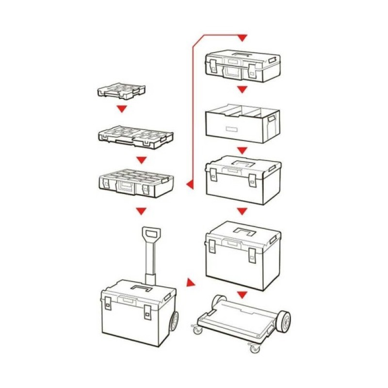 Ящик для інструментів QBRICK SYSTEM оранайзер ONE 350 2,0 EXPERT (SKRQ350E2CZAPG003)