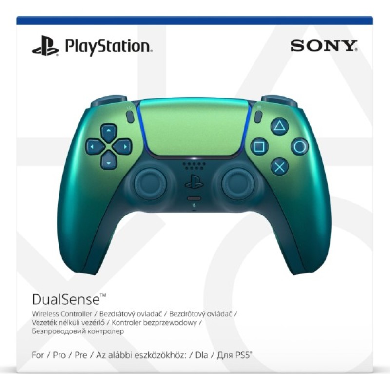 Геймпад Sony Playstation DualSense Bluetooth PS5 Chrome Teal (1000044474)