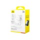 Зарядний пристрій Baseus Palm Fast Charger 1C 20W + Cable 1.0m Type-C 60W white (P10111602213-01)