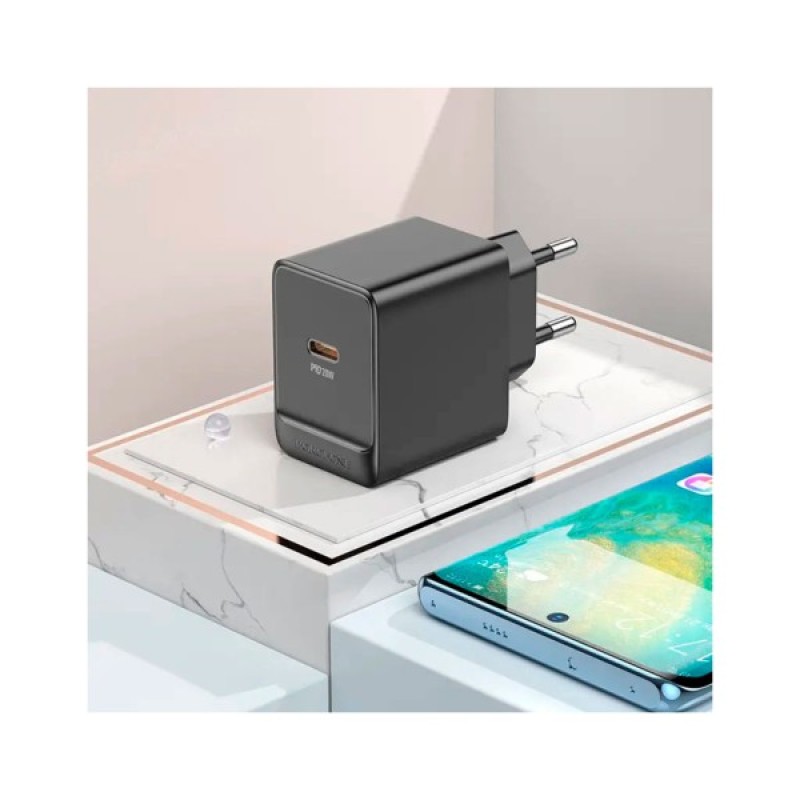 Зарядний пристрій BOROFONE BAS13A Erudite USB-C PD20W Black (6941991104855)