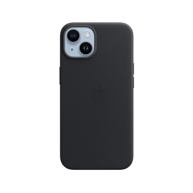 Чохол до мобільного телефона Apple iPhone 14 Leather Case with MagSafe - Midnight (MPP43ZM/A/MPP43ZЕ/A)