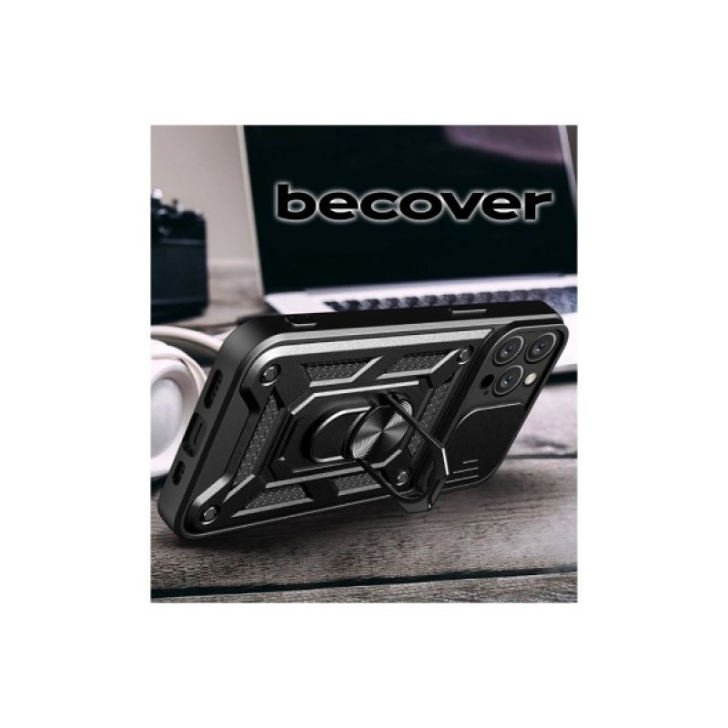 Чохол до мобільного телефона BeCover Military Apple iPhone 14 Pro Max Black (708176)