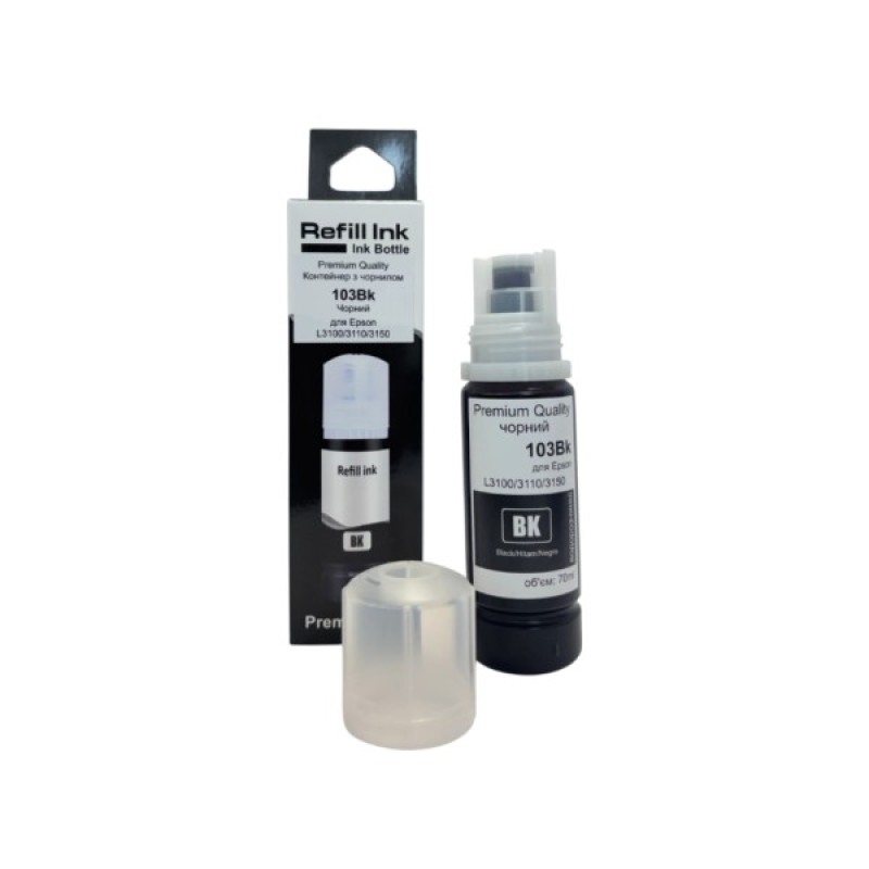 Чорнило Premium Quality Epson 103Bk 70мл Black (70264882)