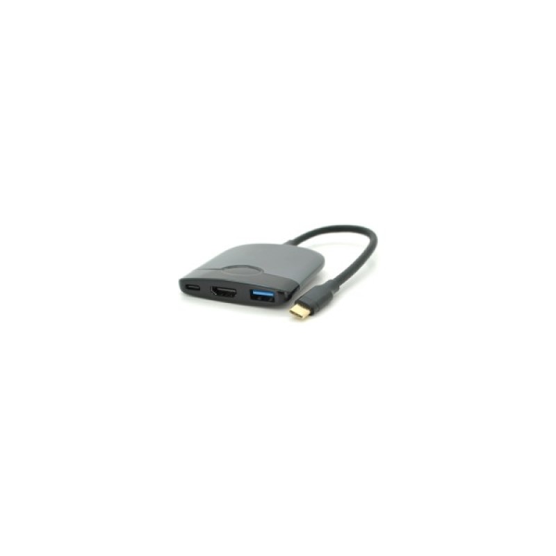 Концентратор Voltronic USB-C 3-in-1 USB 3.0 + USB-C + HDMI 0.23m black (YT-HTC3in1)