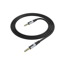 Кабель мультимедійний 3.5mm M to 3.5mm M 1.0m BL19 black BOROFONE (6941991108310)
