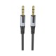 Кабель мультимедійний 3.5mm M to 3.5mm M 1.0m BL19 black BOROFONE (6941991108310)