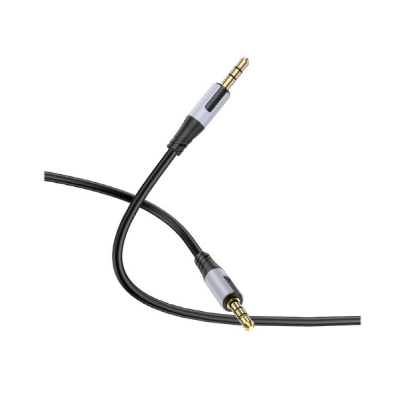 Кабель мультимедійний 3.5mm M to 3.5mm M 1.0m BL19 black BOROFONE (6941991108310)