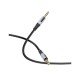 Кабель мультимедійний 3.5mm M to 3.5mm M 1.0m BL19 black BOROFONE (6941991108310)