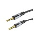 Кабель мультимедійний 3.5mm M to 3.5mm M 1.0m BL19 black BOROFONE (6941991108310)