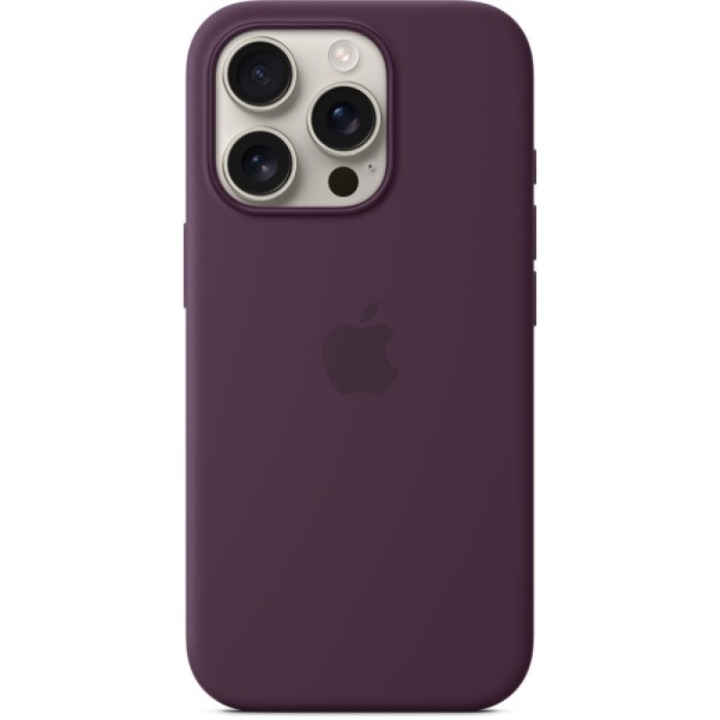 Чохол до мобільного телефона Apple iPhone16 Pro Silicone Case with MagSafe - Plum (MYYM3ZM/A)