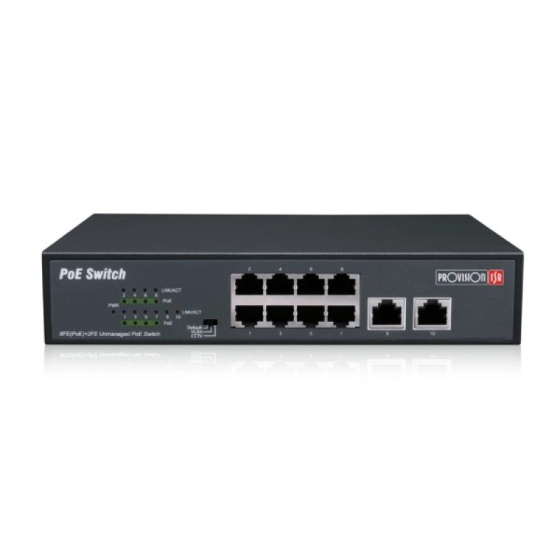Комутатор мережевий Provision-ISR PoES-08120C+2I-V2