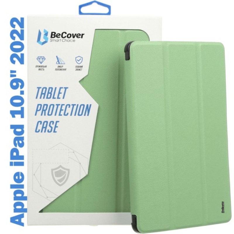 Чохол до планшета BeCover Removable Case mount Apple Pencil Apple iPad 10.9" 2022/24/11" 2025 Green (708762)
