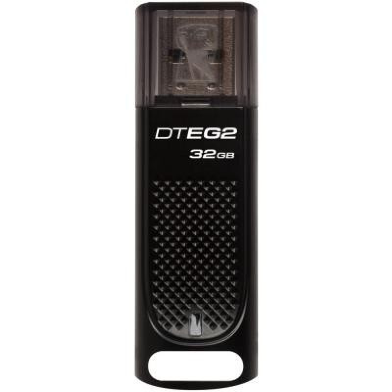 USB флеш накопичувач Kingston 32GB DataTraveler Elite G2 Metal Black USB 3.1 (DTEG2/32GB)