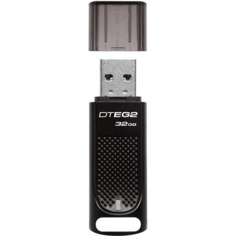 USB флеш накопичувач Kingston 32GB DataTraveler Elite G2 Metal Black USB 3.1 (DTEG2/32GB)