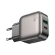 Зарядний пристрій BOROFONE BAS54A Absolute 1xUSB-C PD20W + 1xUSB QC3.0 Black (6941991116209)