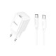 Зарядний пристрій HOCO C148A USB-C PD30W + cable USB-C to USB-C white (6942007630320)