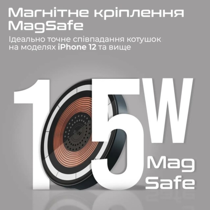 Зарядний пристрій Promate magring