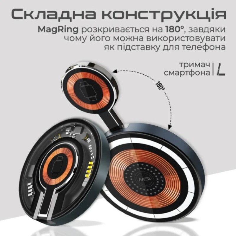 Зарядний пристрій Promate magring