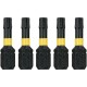Набір біт DeWALT IMPACT TORSION, ударні, Torx, Т25, L = 25 мм, 5 шт (DT7382T)