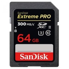 Карта пам'яті SanDisk 64GB SDXC class 10 UHS-II 4K Extreme Pro (SDSDXPK-064G-GN4IN)