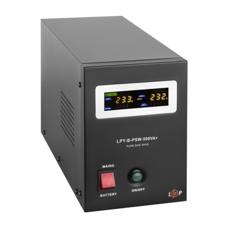 Пристрій безперебійного живлення LogicPower LPY- B - PSW-500VA+, 5А/10А (4149)
