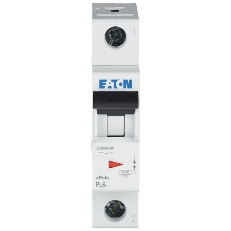 Автоматичний вимикач Eaton 1-п. М1 В 25А PL6 6кА