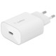 Зарядний пристрій Belkin USB-С 25W PD PPS + cable USB-C-Lightning 1m (WCA004VF1MWH-B5)