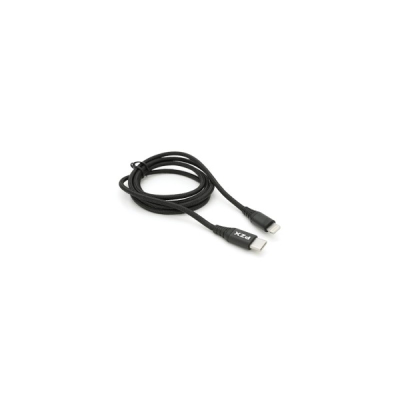 Дата кабель USB-C to Lightning 1.2m 2.1A black PZX (YT-PZX/V-109-M+L/B)
