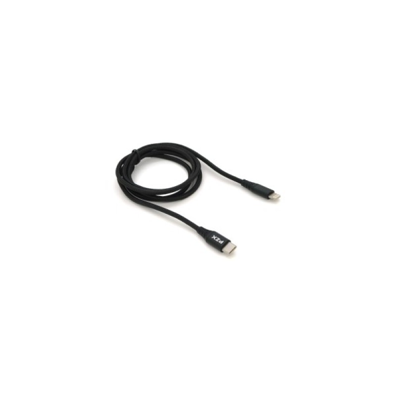 Дата кабель USB-C to Lightning 1.2m 2.1A black PZX (YT-PZX/V-109-M+L/B)