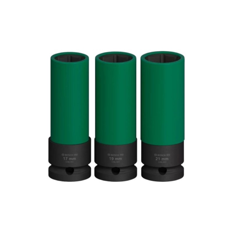 Набір головок Bosch Professional ударних торцевих Extra Deep 3шт, 1/2" 85мм (2.608.003.033)