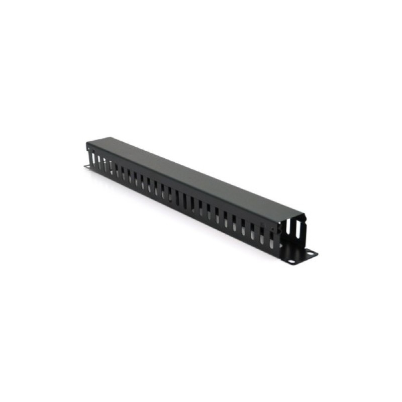 Кабельний організатор 19" 1U/24Port з кришкою, корпус метал Voltronic (26001)