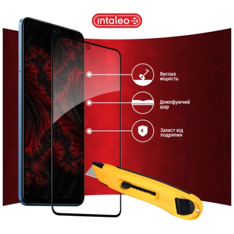 Скло захисне Intaleo Full Glue Xiaomi Poco X5 Black (1283126567421)